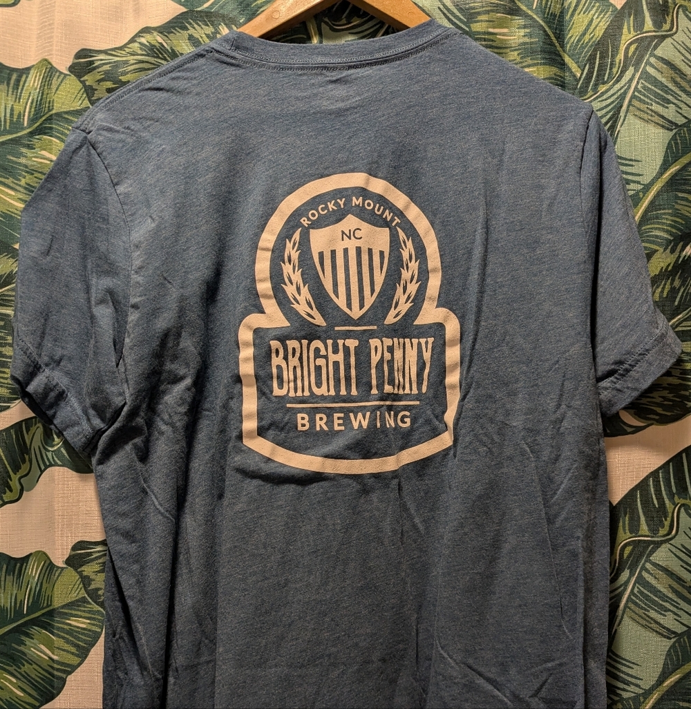 Bright Penny Brewing Graphic Tee Rocky Mount North Carolina